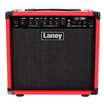 Laney LX35R-RED Elektro Gitar Amfisi (Kırmızı) | 35W Güç Reverb Efekti Retro Kırmızı Kaplama