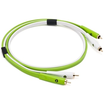 Neo Created by OYAIDE Elec. 03 0093 d+ RCA Class B Dj Kablosu (3.0 mt) | Standart DJ Kablosu Yeşil-Beyaz