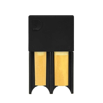 DAddario Woodwinds DRGRD4ACBK Kamış Kutusu (Siyah) | Klasik Görünüm Güvenli Saklama