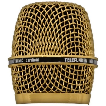 Telefunken 01 0028 HD03-GOLD Mikrofon Izgarası (Altın) | Lüks Görünüm Paslanmaz Yapı