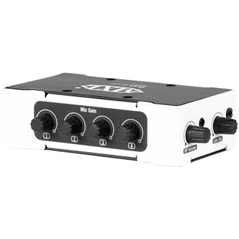 MXL Microphones 15 0001 MM-4000 Digital Konferans Ses Mikseri + Mikrofon | Mobil Gazetecilik Seti 4 Kanal Giriş