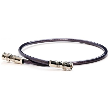 Neo by Oyaide 03 0050 AS-808B V2 BNC Word Clock Kablo (Profesyonel - Dijital Saat Senkronizasyon) | 75 Ohm Empedans, Dijital Saat Sinyali Aktarımı, Gümüş Kaplama İletken | Uzunluk: 1.0 Metre