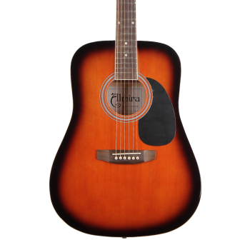 Almira F650N-SB Sunburst Akustik Gitar | Geleneksel Görünüm Başlangıç İçin İdeal