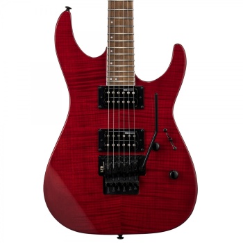 ESP LTD LM200FMSTR M-200FM See Thru Red Elektro Gitar | Kırmızı Alevli Kapak İnce Sap