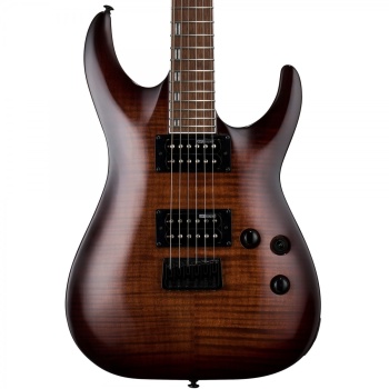 ESP LTD LH200FMDBSB H-200FM Dark Brown Sunburst Elektro Gitar | Çift Kesik Kasa Çok Yönlü Ton