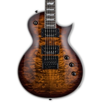 ESP LTD LEC1000ETQMDBSB EC-1000 Evertune Dark Brown Sunburst | Akort Bozulmayan Evertune Sistemi