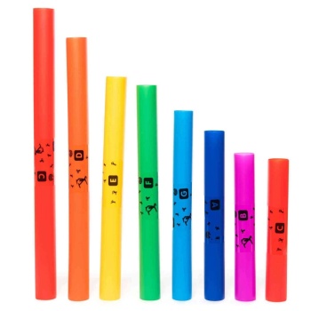 Cox CDTS-8 Diatonik Müzikal Borular (8li) | Boomwhackers Tarzı Melodik Ritim Seti