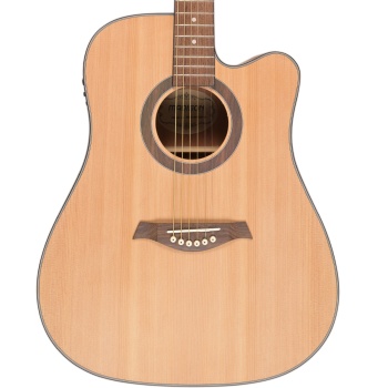 Madison MAG-41MCE-N Elektro Akustik Gitar (Natural) | Kesik Kasa Ekolayzerli Preamp