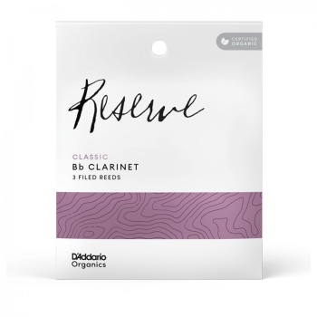 DAddario ODCT0320 Organic Reserve Classic Bb Klarnet Kamışı No: 2.0 (Orta Seviye/Eğitim) - 3lü Paket | Organik Başlangıç Paketi ve Doğa Dostu Üretim