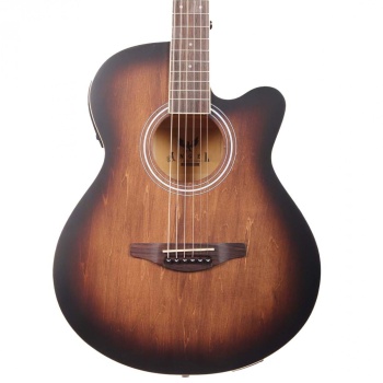 Angel AFG200CE-TBS Elektro Akustik Gitar | Mavi Saydam Sunburst