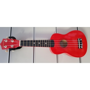 Cremonia AU01L-21RD Soprano Ukulele | 21 İnç Parlak Kırmızı