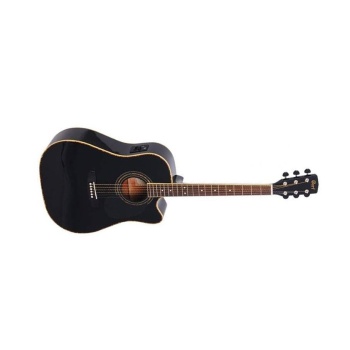 Cort AD880CEBK Elektro Akustik Gitar | Çantalı Siyah - Ladin Kapak