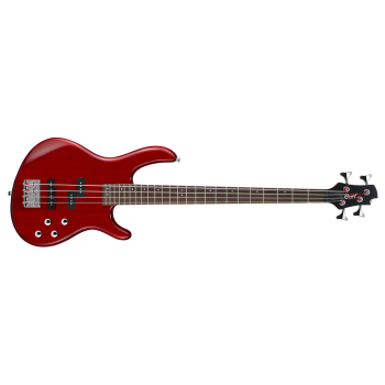 Cort AB4PLUSTR Bas Gitar | 4 Telli Aktif - Trans Kırmızı