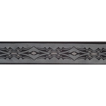 Planet Waves 50F06 Gitar Askısı Tribal (5 cm) | Etnik Desen - Siyah Beyaz - Şık