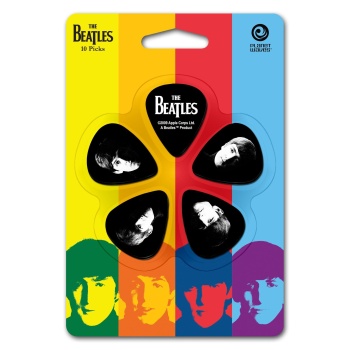 Planet Waves 1CBK2-10B2 Beatles Meet The Beatles Pena Thin (10lu Paket) | Beatles Görselli - Klasik - Esnek
