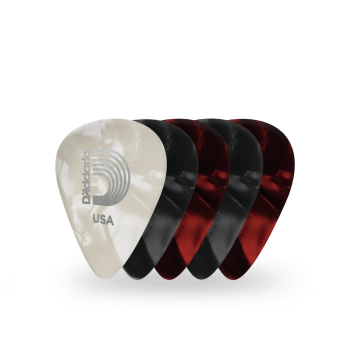 Planet Waves 1CAPX-25 Pena Karışık Kalınlık Assorted Pearl (25li Paket) | Karışık Renk - Farklı Sertlikler - Deneme Paketi