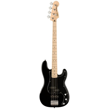 Squier 0378553506 Affinity Precision Bass PJ Gitar (Siyah) | Akçaağaç Klavye Siyah Gövde ve PJ Manyetik Esnekliği