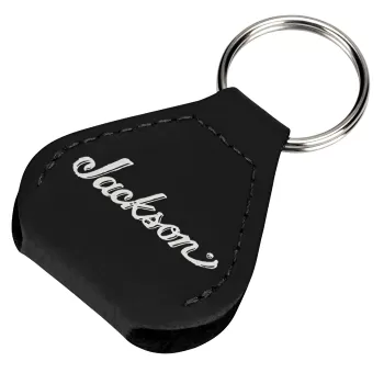 Jackson 2995392000 Pick Holder Anahtarlık (Siyah) | Jackson Logolu Pratik Pena Tutucu Anahtarlık