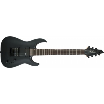 Jackson 2910132568 JS Dinky Arch Top JS22-7 7 Telli Elektro Gitar (Satin Black) | 7 Telli Başlangıç Modeli Uzatılmış Skala ve Mat Siyah