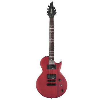 Jackson 2916901577 JS Monarkh SC JS22 Elektro Gitar (Red Stain) | Tek Cutaway (Les Paul Tarzı) Kırmızı Leke Cila ve Sabit Köprü