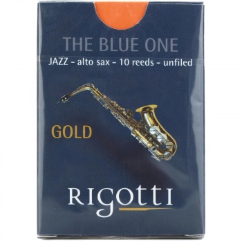Rigotti RGJSA1020 Jazz Alto Saksafon Kamışı No: 2.0 (Profesyonel/Butik) - 10lu Paket | El Yapımı Fransız Butik Kamış, Caz İçin Güçlü Ses ve Esneklik