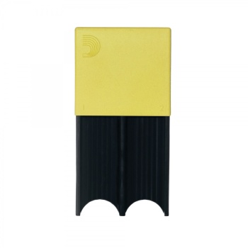 DAddario DRGRD4TBYL Sarı Reed Guard Kamış Saklama Kutusu | 4 Adet Kamış İçin Güvenli Koruma, Tenor ve Bariton Saksafon Uyumlu Yivli Yapı