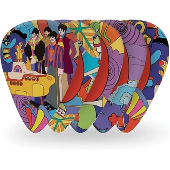 Planet Waves 1CWH4-10B7 Beatles Yellow Submarine Pena Medium (10lu Paket) | 50. Yıl Özel - Koleksiyonluk - Dengeli
