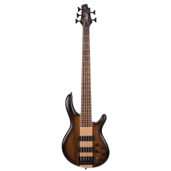 Cort C5PLUS OVMH ABB Bas Gitar | 5 Telli Aktif - Antique Brown Burst