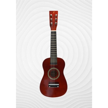 Hawiian U202-CF 6 Telli Çocuk Gitarı (Ceviz Rengi) | Gitar Eğitimine Başlangıç İçin Küçük Kasa Rahat Sap Yapısı Dolgun Ses