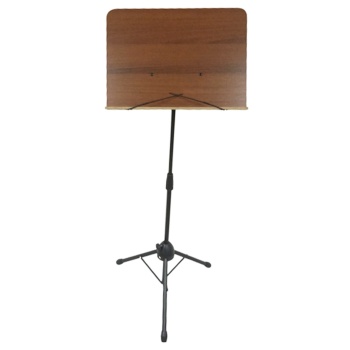 Karin ASNS Ahşap Şef Nota Sehpası (Lüks Seri) | Ayarlanabilir Eğim ve Yükseklik Şık Ahşap Doku Orkestra ve Koro Şefleri İçin Özel Tasarım