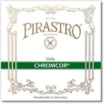 Pirastro 329420 Viyola Tek Teli - Chromcor C (do) 4/4 Viyolalarla Tam Uyumlu (eğitim - Çelik Çekirdek) | Krom Çelik Sargı, Tok Ve Belirgin Alt Frekanslar, Kararlı Akort | Uyum: 4/4 Viyolalar İçin 4. Tel (bilye Uçlu)