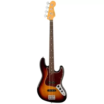 Fender 0198640300 American Professional Classic Jazz Bass Gitar (3-Color Sunburst) | Gülağacı Klavye, V-Mod II Manyetikler ve HiMass Köprü
