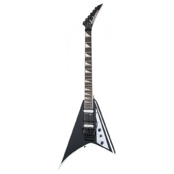 Jackson JS Rhoads JS32 Amaranth Klavye Black with White Bevels Elektro Gitar