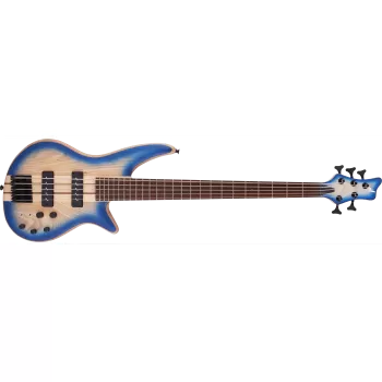 Jackson Pro Spectra Bass SBA V Caramelized Jatoba Klavye Blue Burst 5 Telli Bas Gitar