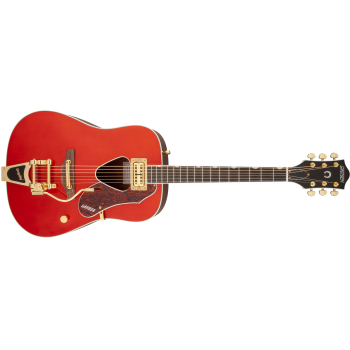 Gretsch G5034TFT Rancher Fideli-Tron Pickup Bigsby Tailpiece Savannah Sunset Elektro Akustik Gitar