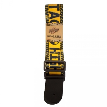 1Strap 1ST005 Elektro Gitar Askısı (Başlangıç/Orta - Enstrüman Askısı) | Klasik Tasarım, Güçlendirilmiş Kenar Dikişleri, Sağlam Polyester Yapı | Ölçüler: Genişlik 5 cm, Ayarlanabilir Boy