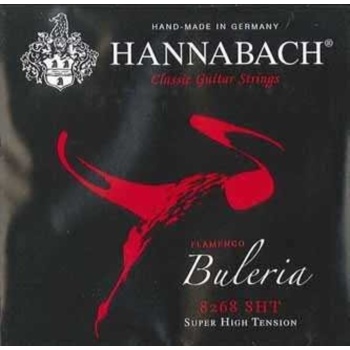 Hannabach 8268SHT Flamenko Gitar Teli Alt 3lü Set (Super High) | Profesyonel Sert Baslar