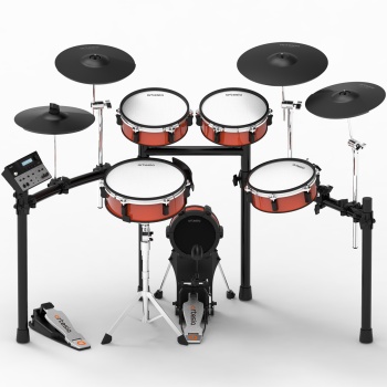 Artesia A250 Legacy Dijital Davul Seti (Başlangıç/Orta) | Komple Set, File Deri Mesh Padler, Hassas Tetikleme, Dahili Eğitim Modülleri ve Sesler