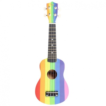 Angel AUK21-CSL Soprano Ukulele - Şeffaf (Başlangıç - Soprano Boy) | Şeffaf Parlak Cila, Kaliteli Dişli Burgu Mekanizması, Ihlamur Ağacı Gövde | Ölçüler: 21 İnç / 330 mm Skala