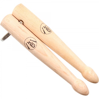 Cox CDSKC-2 Baget Anahtarlık (Aksesuar - Hedef Kitle Hediyelik) | Minyatür Baget Tasarımı, Paslanmaz Metal Halka, Müzisyenler İçin Şık Detay | Ölçüler: 10 cm Uzunluk