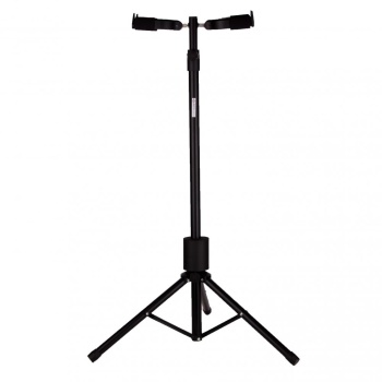 Artstand CM462 Kilitli İkili Gitar Standı | Güvenli Boyun Kilidi İki Enstrüman Kapasiteli