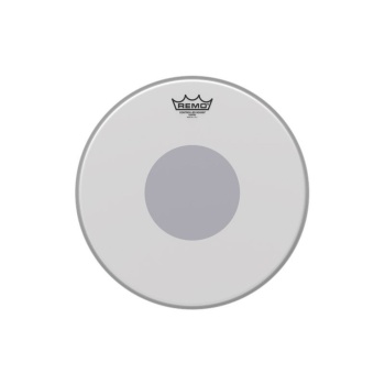 REMO CS-0114-10 Controlled Sound Coated Black Dot (Profesyonel - 14 İnç Trampet Derisi) | 10-mil Tek Katman, Efsanevi Dayanıklılık ve Odaklanmış Tını, Sektör Standardı | Ölçüler: 14 İnç Çap