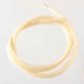 Carlovy CVBH-800 Keman Yay Kılı (Profesyonel - Yedek Parça) | Doğal Beyaz At Kılı Demeti, Üstün Reçine Tutuşu, Mukavemeti Yüksek Lif Yapısı | Uyum: Tüm Keman Yayları (Arşe)