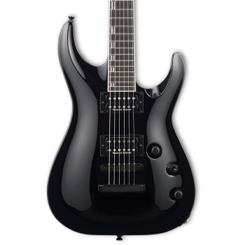 ESP EHORIINTBLK USA Horizon-II NT Siyah Elektro Gitar (Üst Segment) | Maun Gövde, Akçaağaç Sap, Seymor Duncan Manyetikler, Üstün Çalım Konforu
