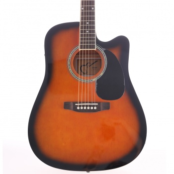 Almira F650N-SBC Elektro Akustik Gitar - Sunburst (Başlangıç/Orta - Cutaway Kasa) | Sunburst Finish, Sahne Kullanımı İçin Ekolayzer Sistemi, Kapalı Mekanizma Burgular | Ölçüler: 41 İnç Standart Dreadnought