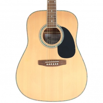Almira F800N Akustik Gitar - Naturel (Orta Seviye - Dreadnought Kasa) | İleri Seviye İşçilik, Geliştirilmiş İç Balkon Yapısı, Zengin Akustik Projeksiyon | Ölçüler: 41 İnç Standart Dreadnought