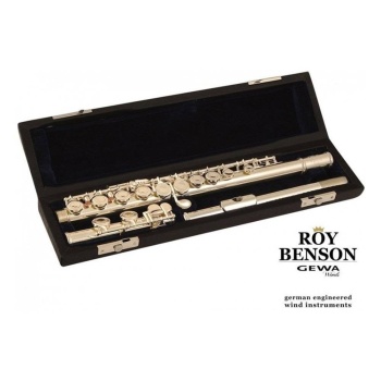 Roy Benson FL-402E Yan Flüt | Gümüş Kaplama Gövde, E-Mekanik Sistem, Alman Tasarımı Yüksek Kalite Öğrenci Serisi