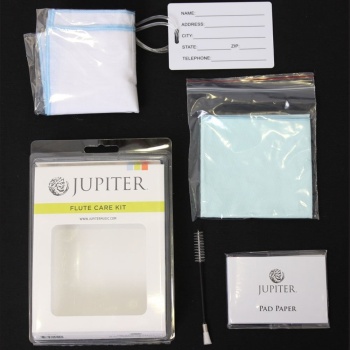 Jupiter JCM-FLK1 Yan Flüt Bakım Seti | Parlatma Bezi ve Temizleme Çubuğu