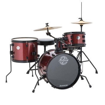 Ludwig LC178X025 The Pocket Kit (Wine Red Sparkle) | 4-10 Yaş Arası İdeal Başlangıç Seti