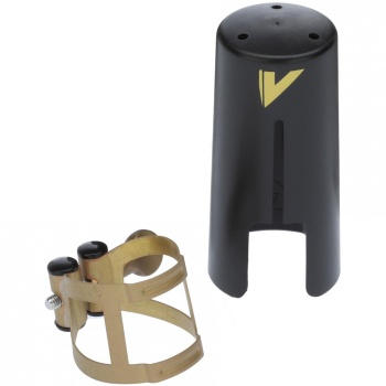 Vandoren LC56AP M/O Soprano Saksafon Aged Gold Bek Bileziği (Profesyonel) | Plastik Kapak Dahil, M/O Serisi, Zengin ve Parlak Ton Karakteri